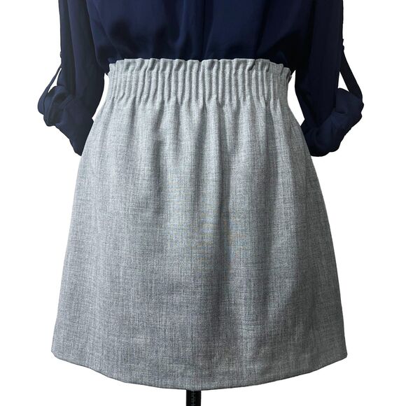 J. Crew Mercantile Gray Sidewalk Skirt Size 6 - Picture 5 of 11